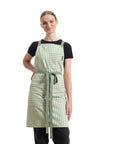 Cotton Crossback Apron with Pockets