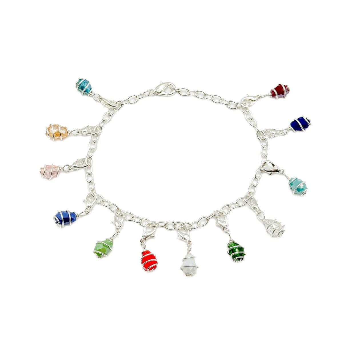 Familia Silver-Plated Birthstone Charm