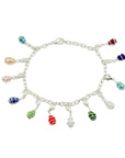 Familia Silver-Plated Birthstone Charm