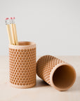 Modern Honeycomb Pencil Holder