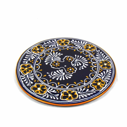 Blue Pottery Trivet &amp; Wall Hanging