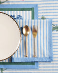 Blue Hydrangea Blockprint Placemat