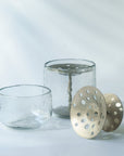 Floral Flower Frog Vase – Low