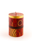 Safari Gold Painted Candles