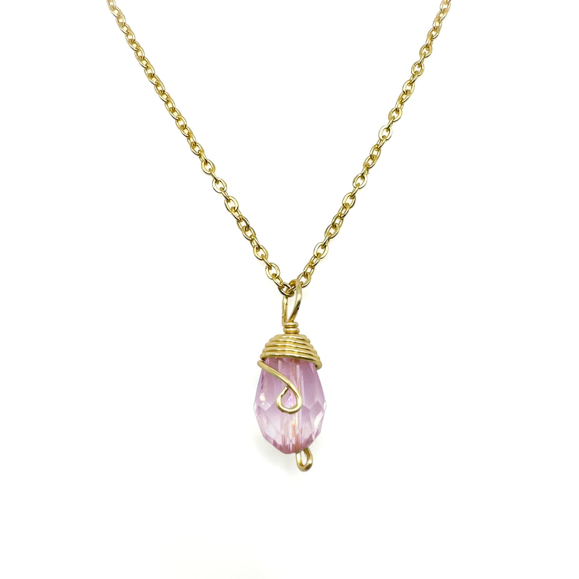 Gold Birthstone Necklace