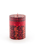 Berry Blaze Painted Candles