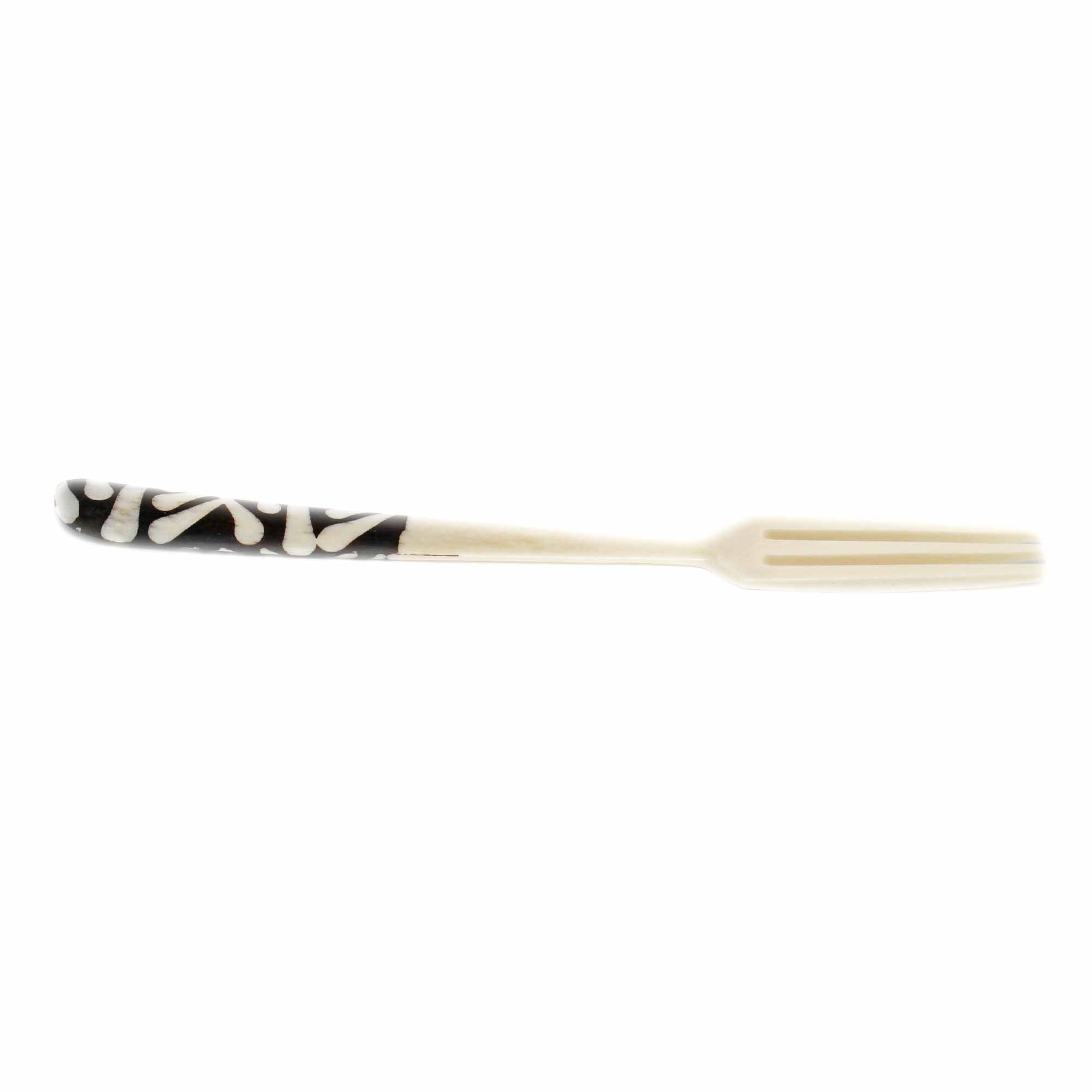 Long Batik Bone Appetizer Forks - Set of 2