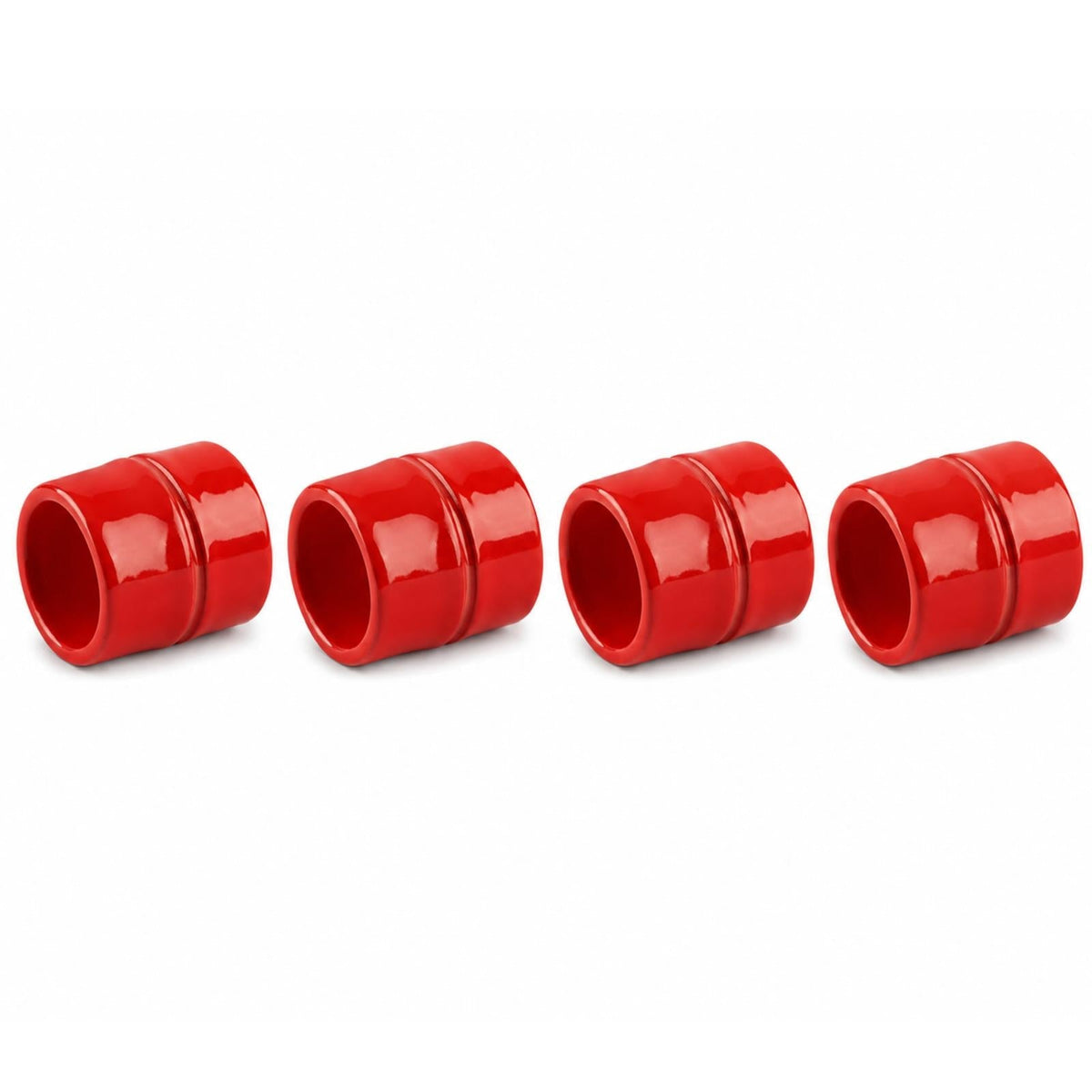 Bamboo Napkin Rings - Set of 4