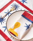 Celestial Matisse Blockprint Placemats – Set of 2