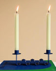 Electric Blue Helen Candle Holder