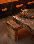 Brown & Natural Rectangle Tray