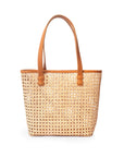 Petite French Market Rattan Tote