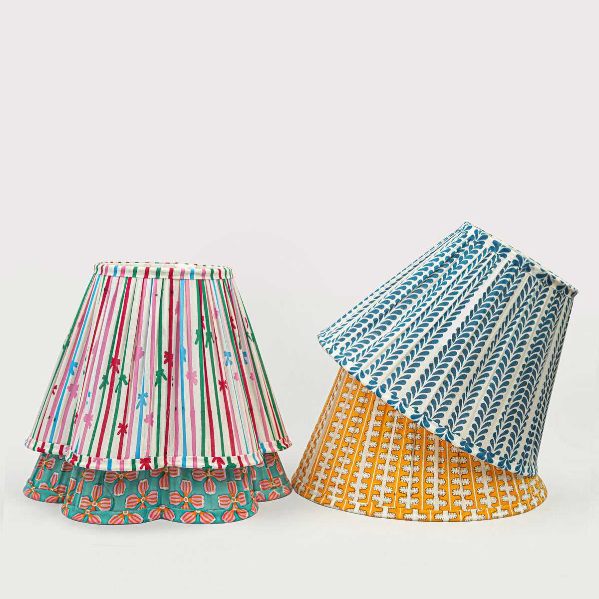Flourish Handblocked Lamp Shade