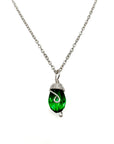 Silver Birthstone Necklace