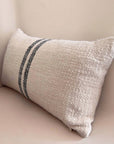 12" x 20" Hugh Lumbar Pillow - Cream