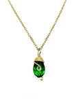 Gold Birthstone Necklace