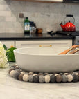 Felt Casserole Trivet - Pebble