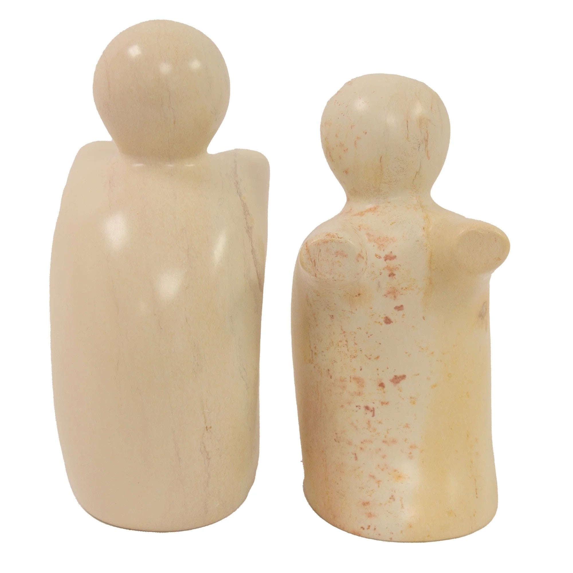 Unique Soapstone Helpful Hands Bookends