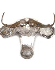 Wildebeest Recycled Metal Wall Mask