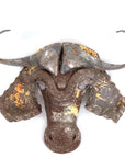 Buffalo Recycled Metal Wall Mask