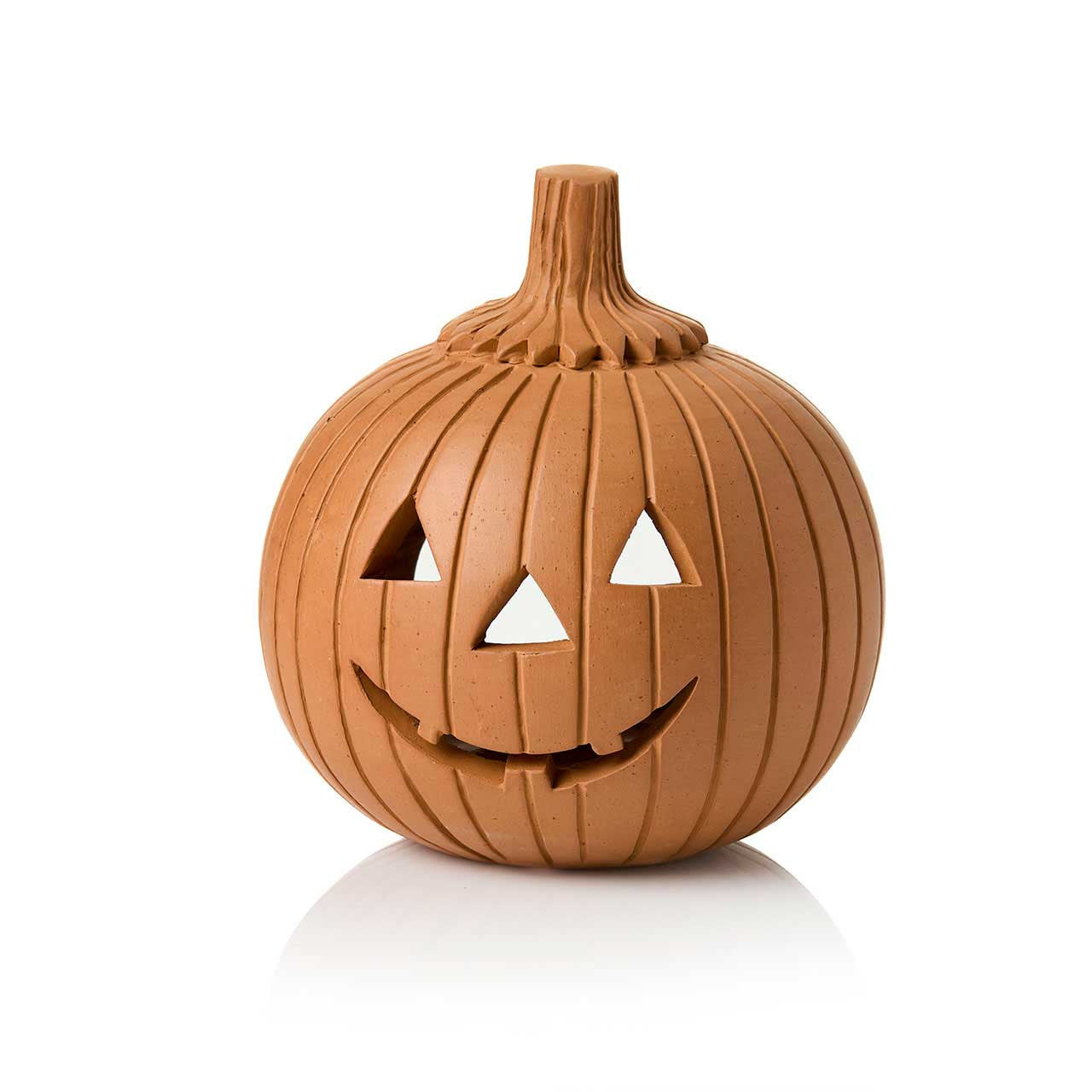 Terracotta Pumpkin Lantern
