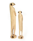 Hand Carved Standing Meerkat