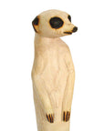 Hand Carved Standing Meerkat