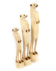 Hand Carved Standing Meerkat