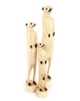 Hand Carved Standing Meerkat