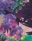 Lilac Mulberry Silk Furoshiki Gift Wrap, 35 x 35