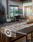 Circle Print Twig Table Runner Default Title