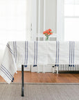Ribbons Handwoven Cotton Tablecloth