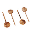 Olive Wood Coffee Spoon - Set of 4