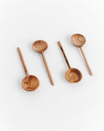 Olive Wood Coffee Spoon - Set of 4