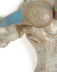 Wildebeest Recycled Metal Wall Mask