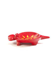 Sunny Crimson Stone Hippo Dish