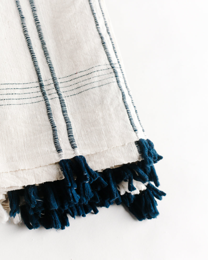 Ribbons Handwoven Cotton Table Runner