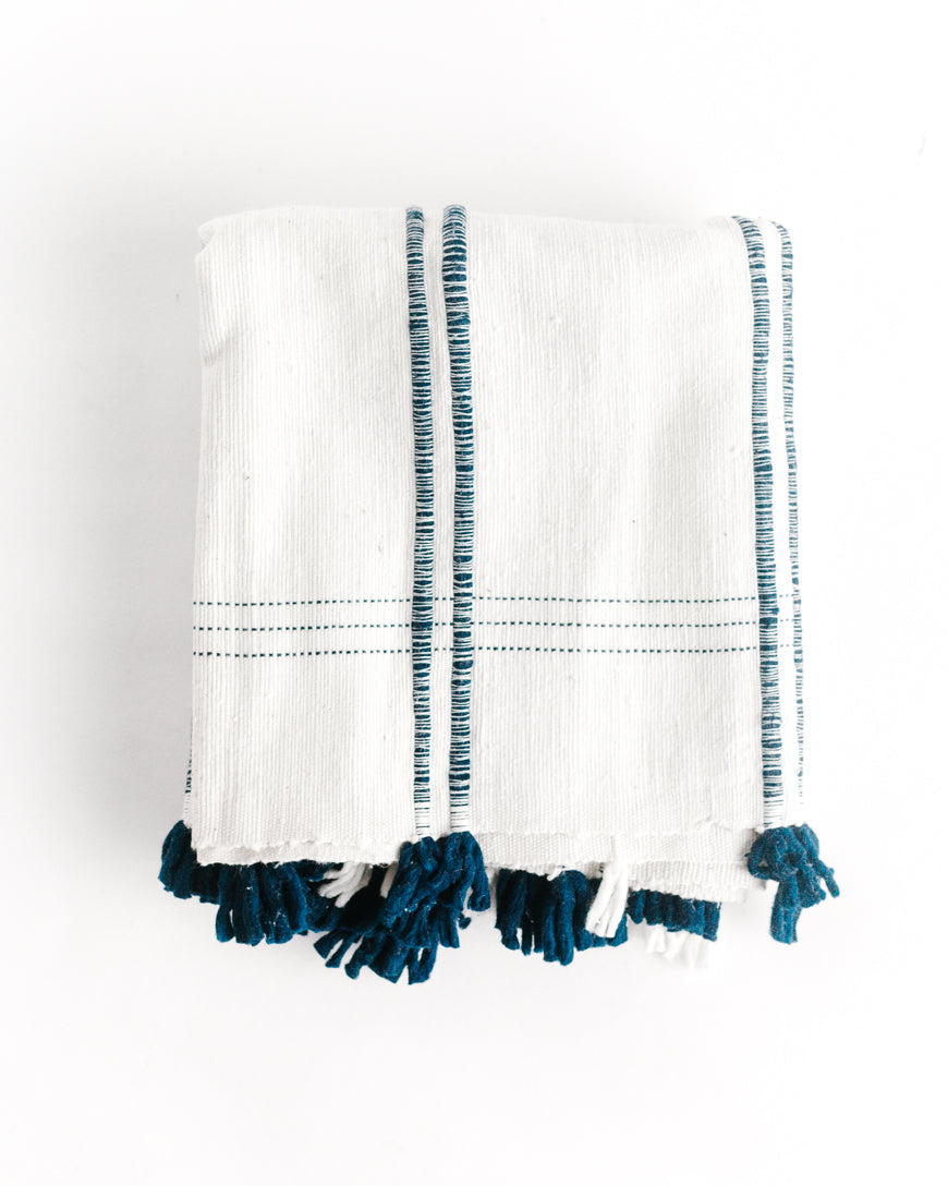 Ribbons Handwoven Cotton Table Runner