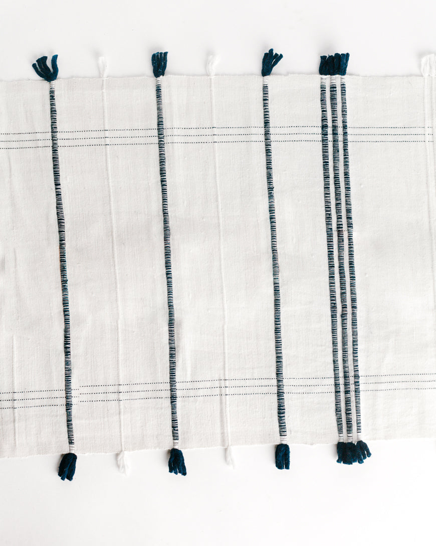 Ribbons Handwoven Cotton Table Runner