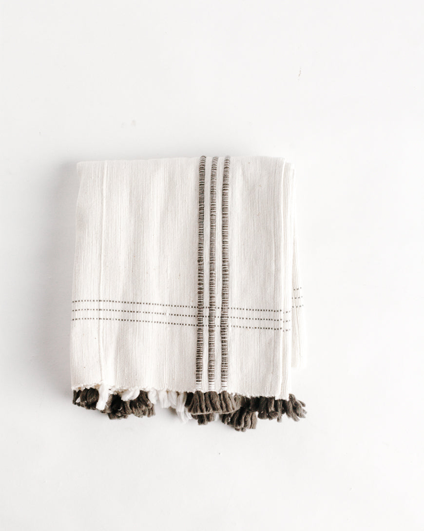 Ribbons Handwoven Cotton Table Runner