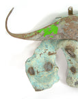 Buffalo Recycled Metal Wall Mask