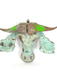 Buffalo Recycled Metal Wall Mask