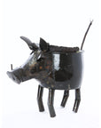 Zimbabwean Recycled Cook Pot Warthog Planters