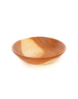 Small Hand-carved Mahogany Wood Salad Bowl - 12 inch